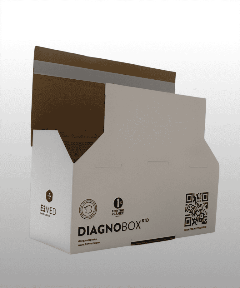 Boîte Diagnobox pour colis UN3373