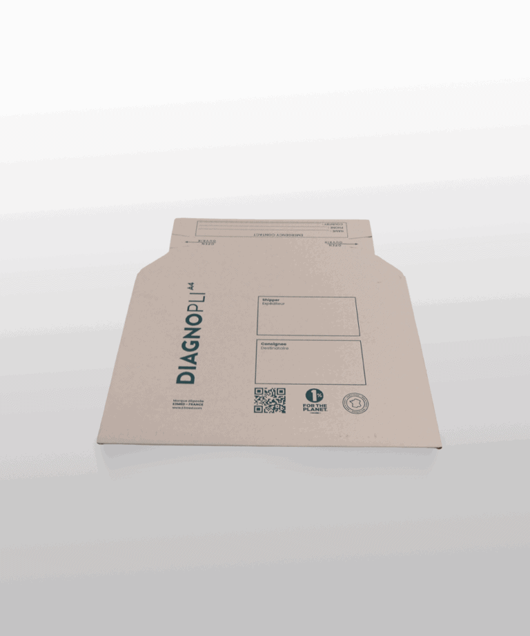 Enveloppe carton Diagnopli pour envoi UN3373
